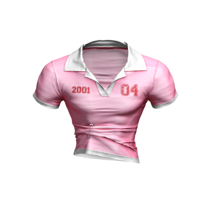 Pinned Collared Pink Shirt