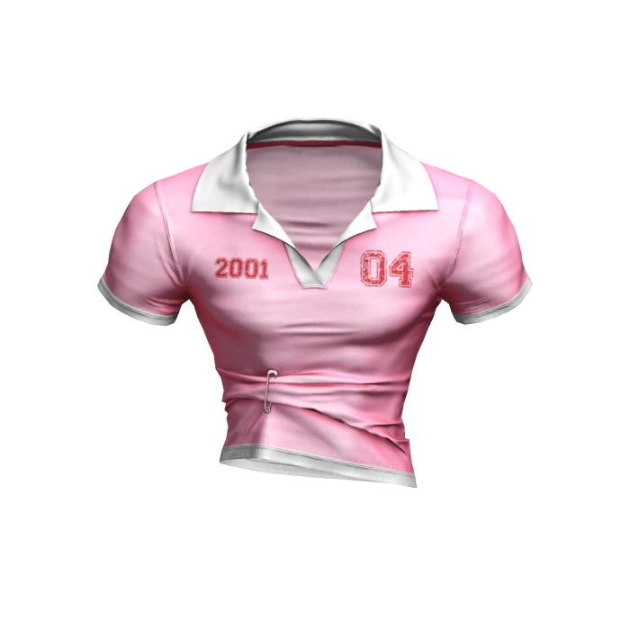 Pinned Collared Pink Shirt