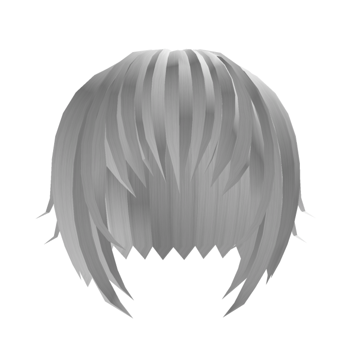 Male choppy vkei messy hair   (White)