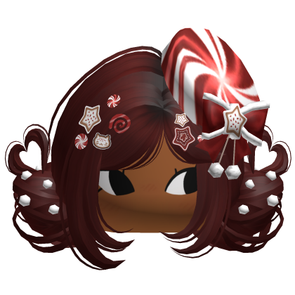 ♡ Christmas Candycane Buns (Red)