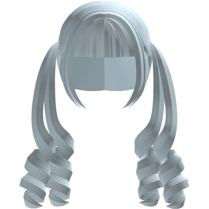 ♡ : Long Blue Swirly Cutesie Twintails Roblox item