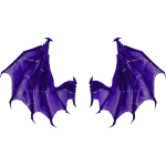 Purple Lightning Wings