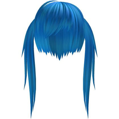 Neon blue alt vkei anime cute scene cut pigtails Roblox item