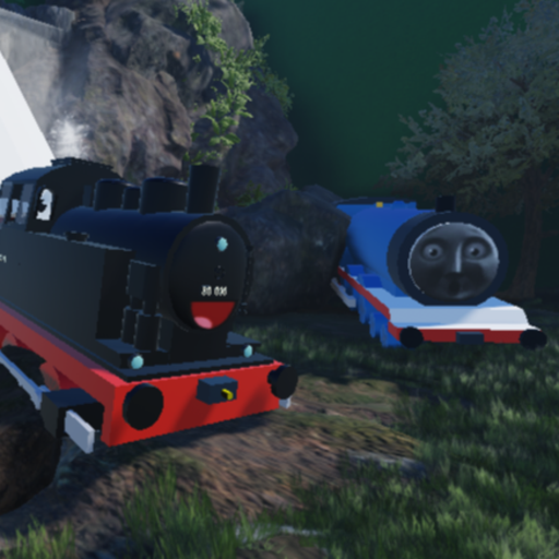 Train crashes (Blue train and oc)
