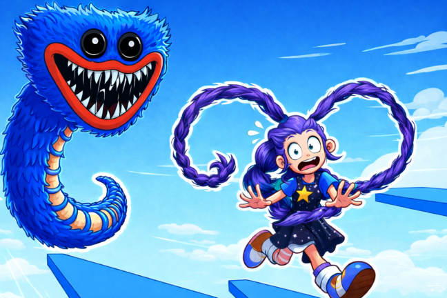 🌹 Scary Poppy Playtime Tower Go Up 🌹 screenshot 4