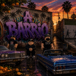 Spray paint a barrio