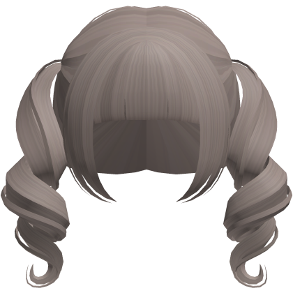 ♡ : cute ash curly baby pigtails Roblox item