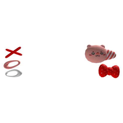 𖹭 : kawaii red angry chiikawa hairclips thumbnail