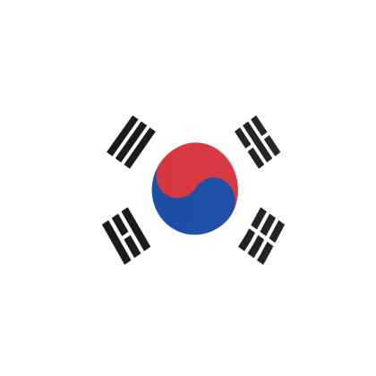 Capa Bandera Corea del sur
