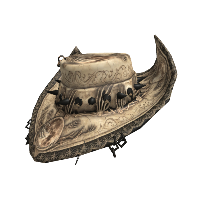 Mourning Nightshade Outlaw Hat (Skeleton)