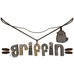 pusheen griffin necklace