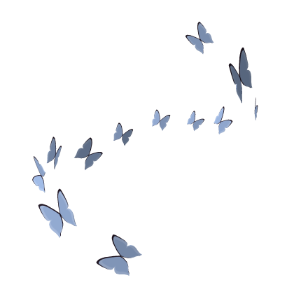 Swirl of Blue Butterflies (Base) Roblox item