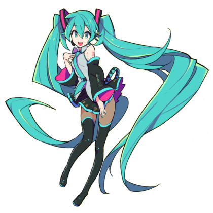 Cartoon Miku Roblox decal