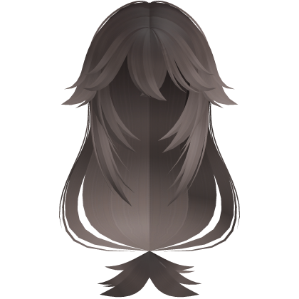 yae miko fluffy fox girl hair brown fade Roblox item
