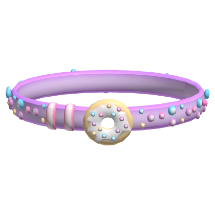 . ‿ ♡ yumy confetti donut collar ..  *nom nom* ! !