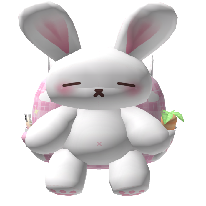 Cute Bunny Backpack Pink