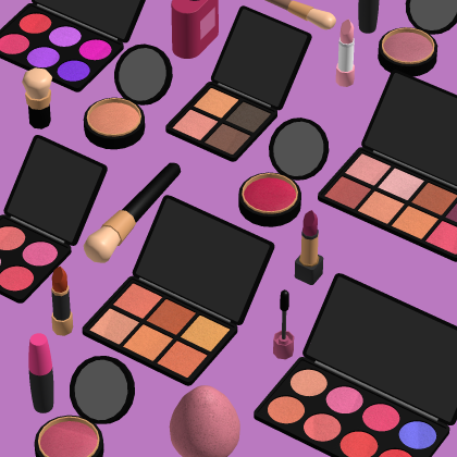 Low Poly Makeup Pack