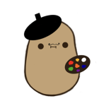 Artsy potato !