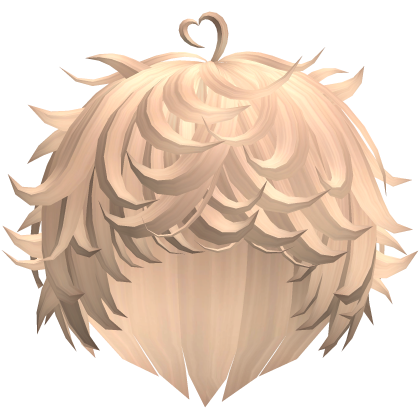Blonde Cute Swirly Curly Kawaii Messy Hair Roblox item