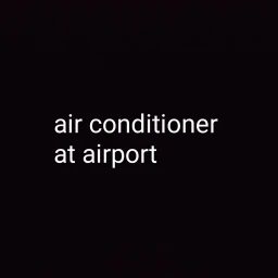 air conditioner at airport icon