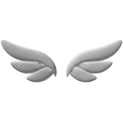 Mini Light Grey Angel Wings