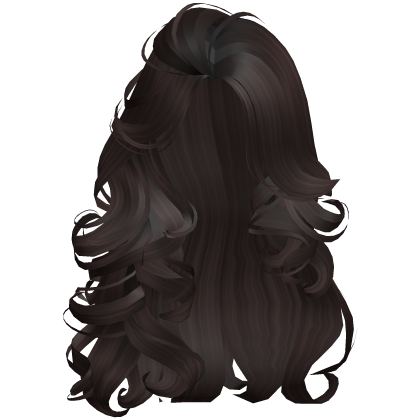♡ Voluminous Layered Blowout (Dark Brown) Roblox item