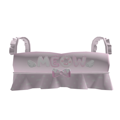 Meow cutesy kawaii pink top thumbnail