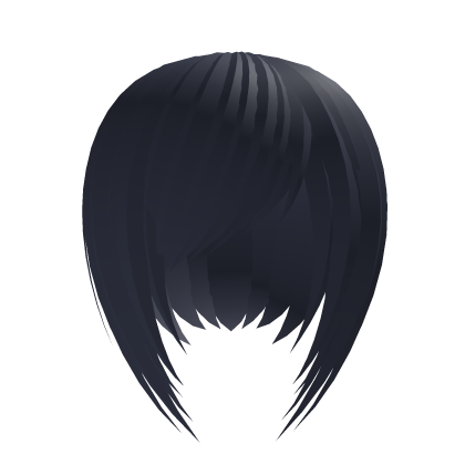 short bob w/ side bangs in blue Roblox item