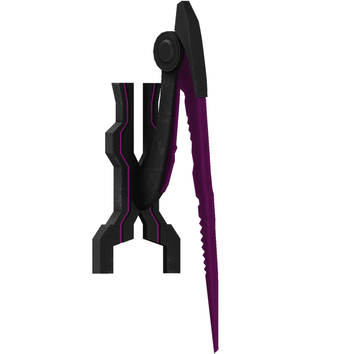 [Right] Pink cyberpunk arm blade
