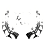 [🌟 Glowing + Animated] White Lunar Sakura Horns