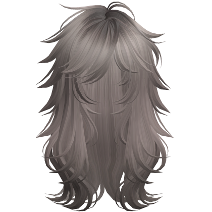 Scene Wispy Flared Wolfcut Ash Blonde