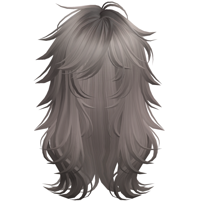 Scene Wispy Flared Wolfcut Ash Blonde