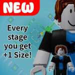 Roblox Obby but you get bigger!