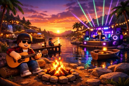 Lakeside Vibe Island - DJ, AURA & FISHING
