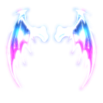 Emissive Wings Of Neon Raveborn