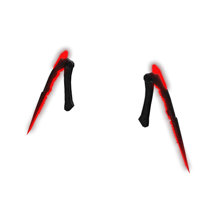EMISSIVE Glowing Cyber Arm Blades (Red)
