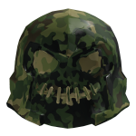 Invisible Camo Scar Face Helmet