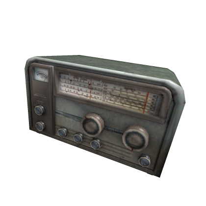 Old Radio With Distorted Music