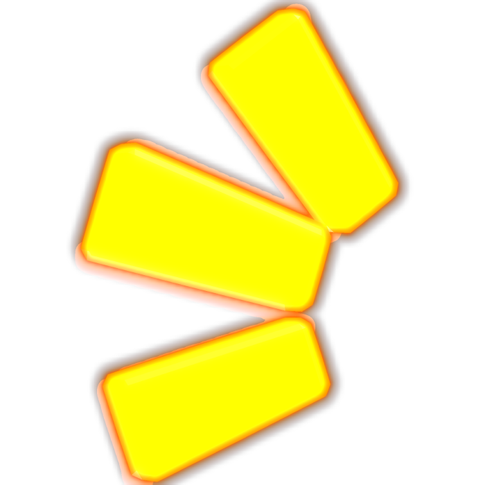 Glowing Yellow Shocked Anime Expression Filter