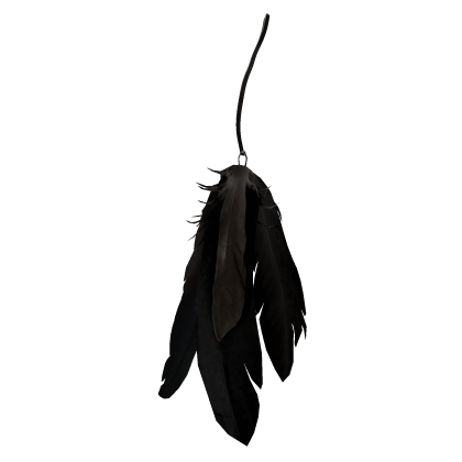 Feather Black Antique Hair String Roblox item