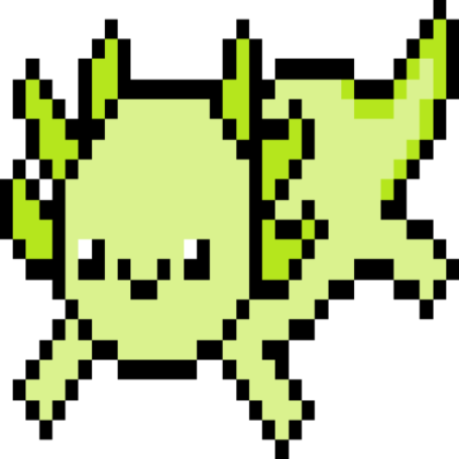 Axolotl Pixel Art Roblox decal