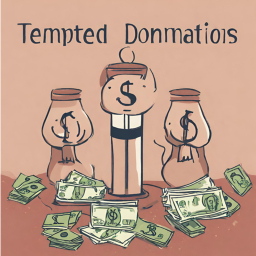 Tempted donations! (Donation game)