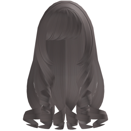 cute curly gothic princess hair in ash Roblox item