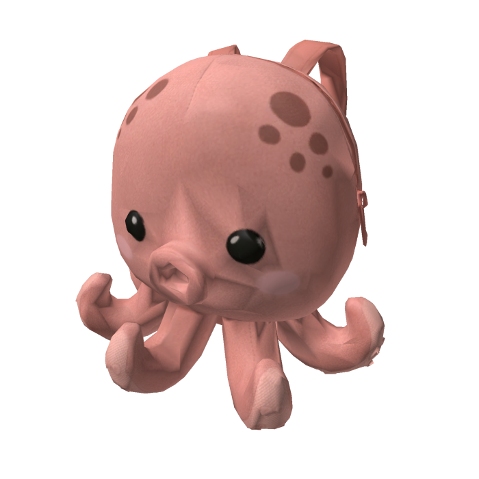 Cute Pink Octopus Backpack