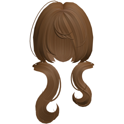 ♡: cutesy doll swirly pigtails in ginger Roblox item