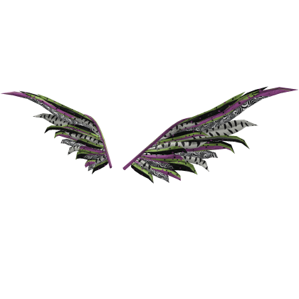Geometry Puzzle Beetle Inspired Crow Wings