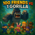 [ GORILLA ] 100 HUMANS VS ANIMAL