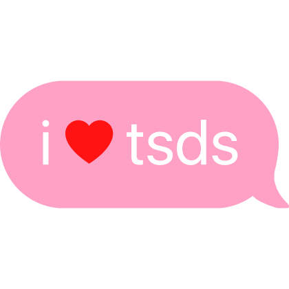 i heart tsds text