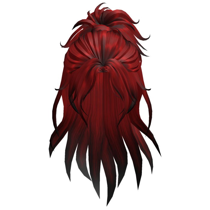 Long Layered Wolf Cut Hair - Red