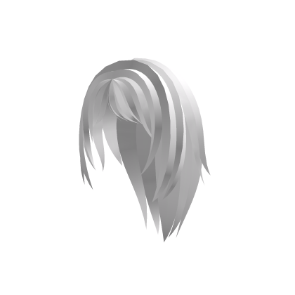Soft Vkei Y2K Emo Kawaii Hair - White Roblox item